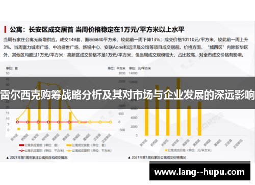 雷尔西克购筹战略分析及其对市场与企业发展的深远影响 雷尔西克购筹战略分析及其对市场与企业发展的深远影响